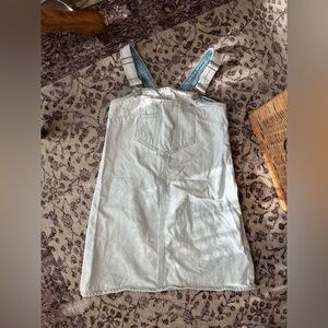 Seven for all mankind Denim Overall mini Dress small